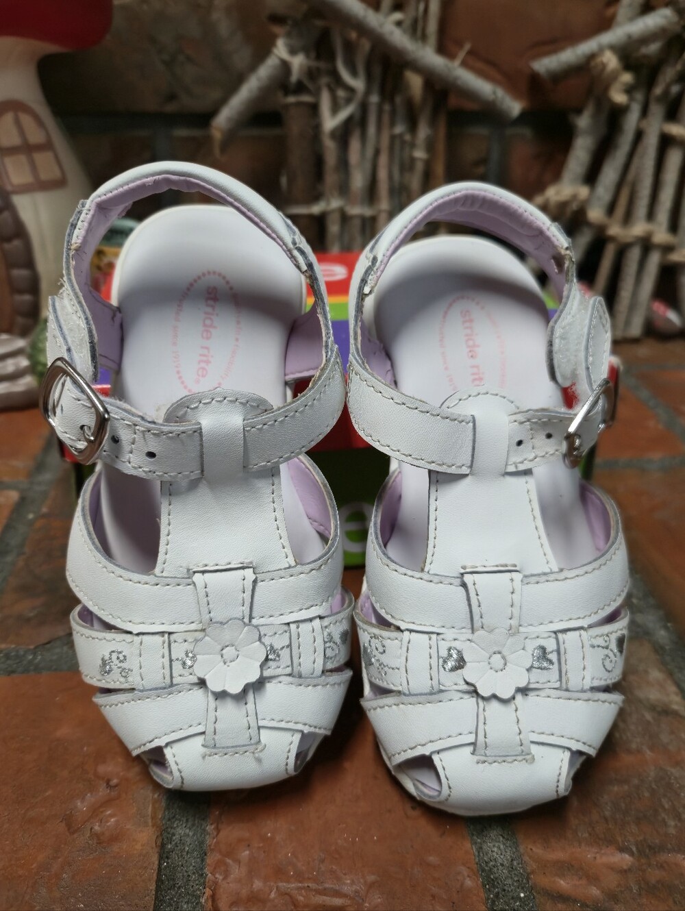 Stride Rite Summer White Sandals